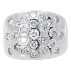 Hermès Diamond Gold Band Ring