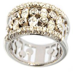 Jona Diamond Gold Band Ring 4
