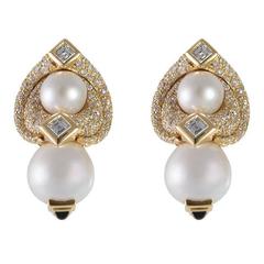 Marina B. Loreto 1988 Pearls Diamonds Yellow Gold 1
