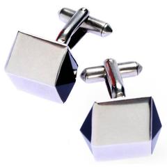 Antonio Pineda  Modernist Geometric Sterling Silver Cufflinks