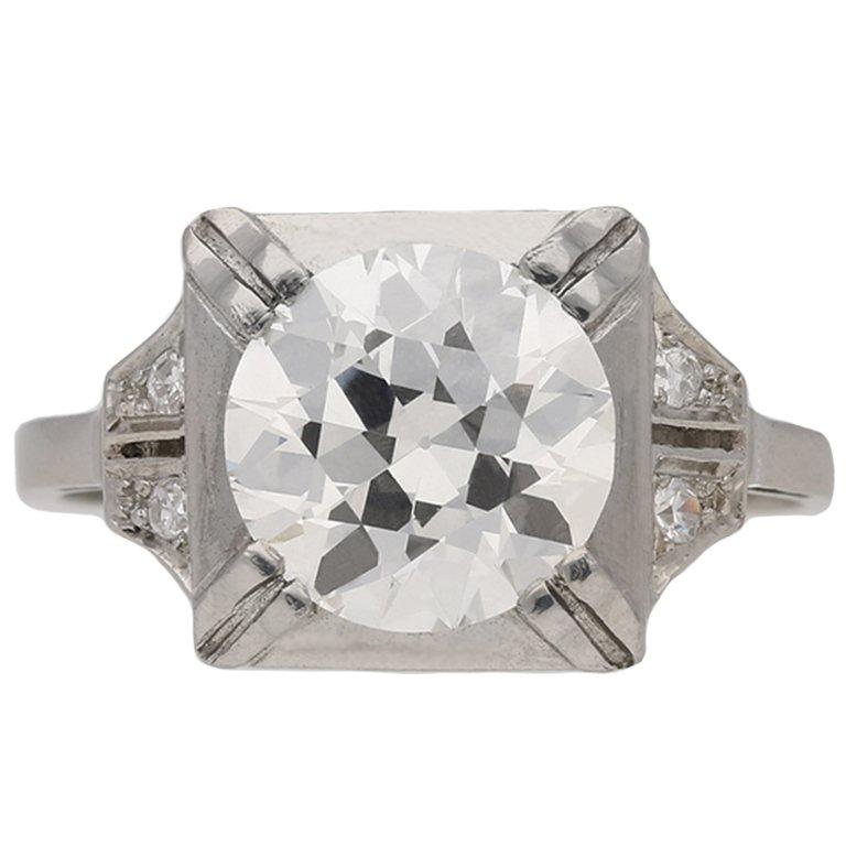 Art Deco Diamond Ring For Sale