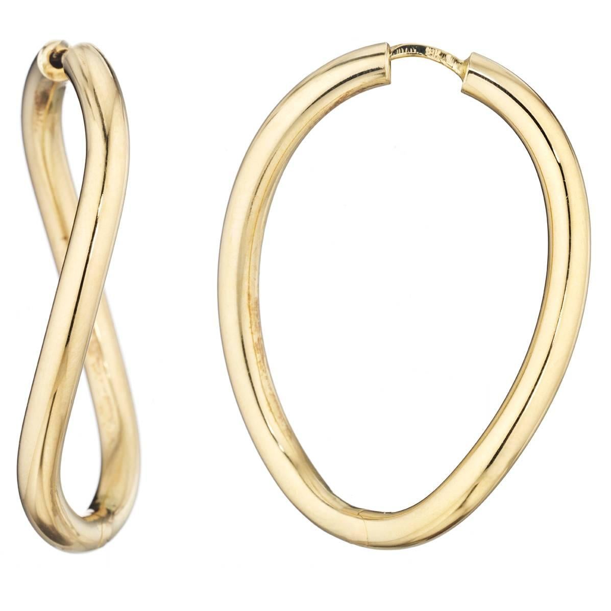 Faraone Mennella Gold Wave Earrings