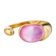 Gocce Pink Mother-of-Pearl Gold Ring