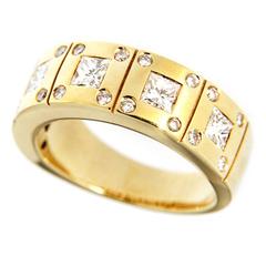 Jona Diamond Gold Band Ring 6