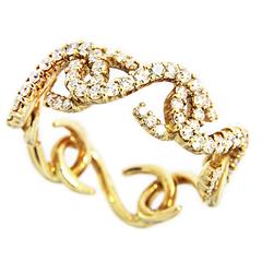 Jona Riccioli Diamond Gold Ring 6