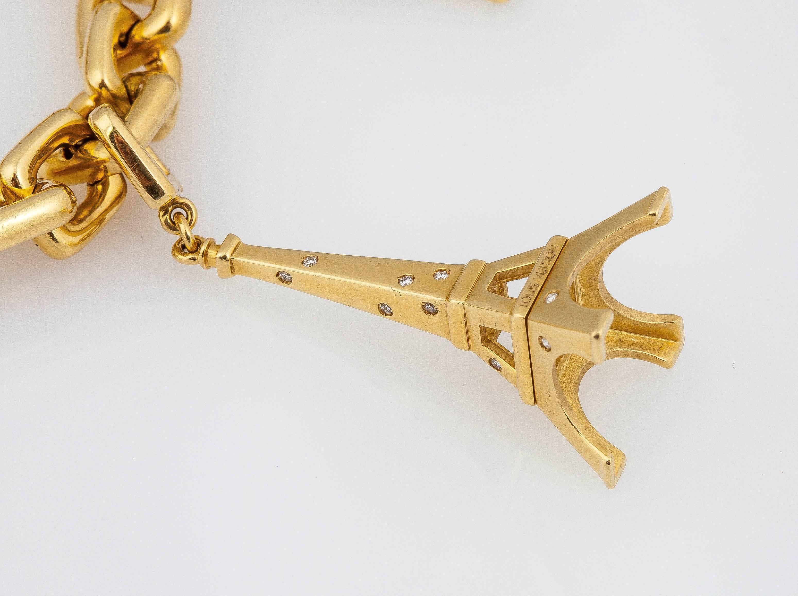 lv charm bracelet