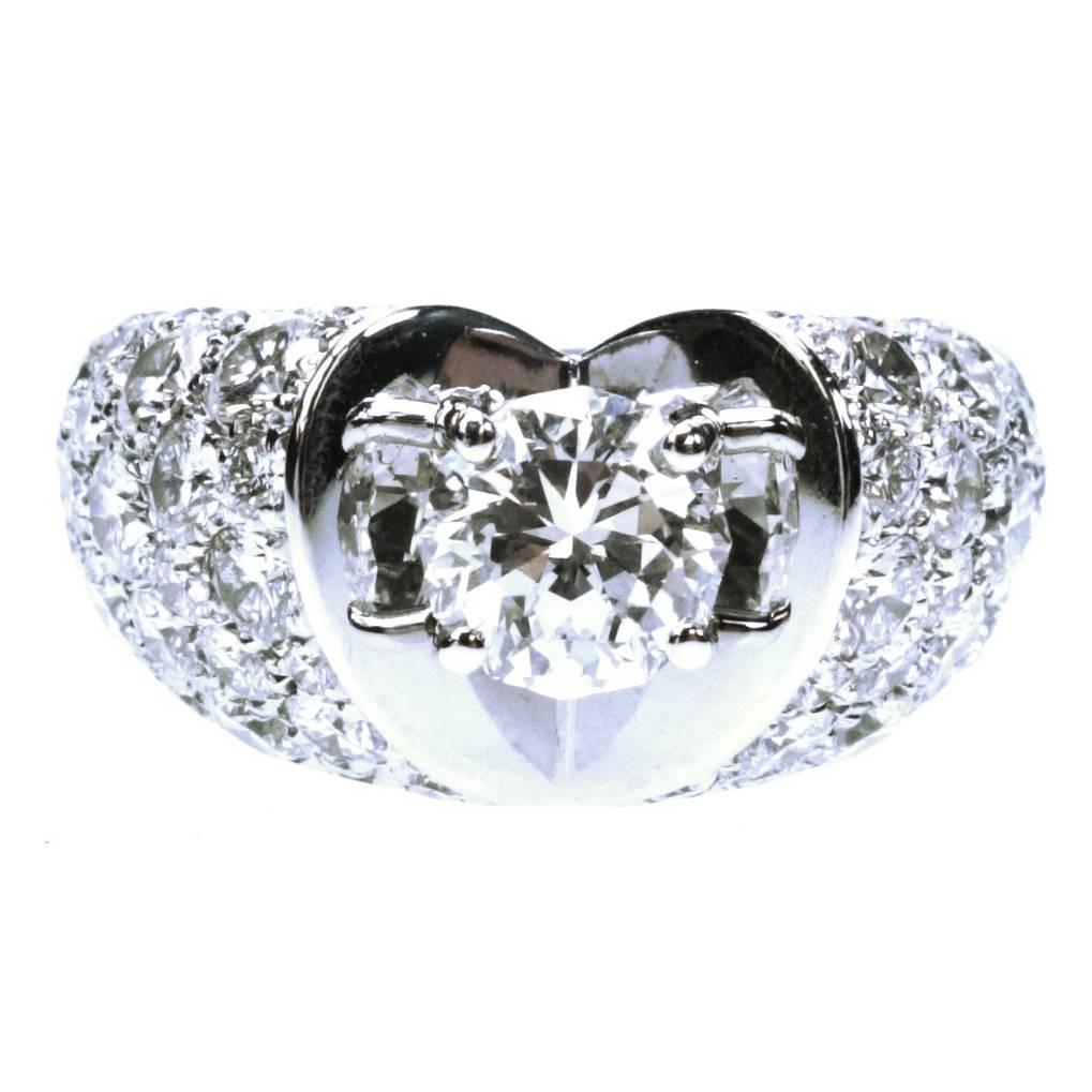 Escada Diamond Gold Ring
