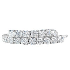 Classic 12.00 Carats Diamonds Tennis Bracelet 