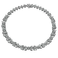 An Outstanding Diamond Necklace by David Rosenberg 4