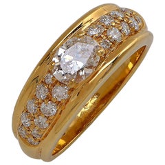 Boucheron Paris Yellow Gold Diamond Ring