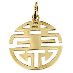 Jona Long and Happy Life Gold Pendant 10