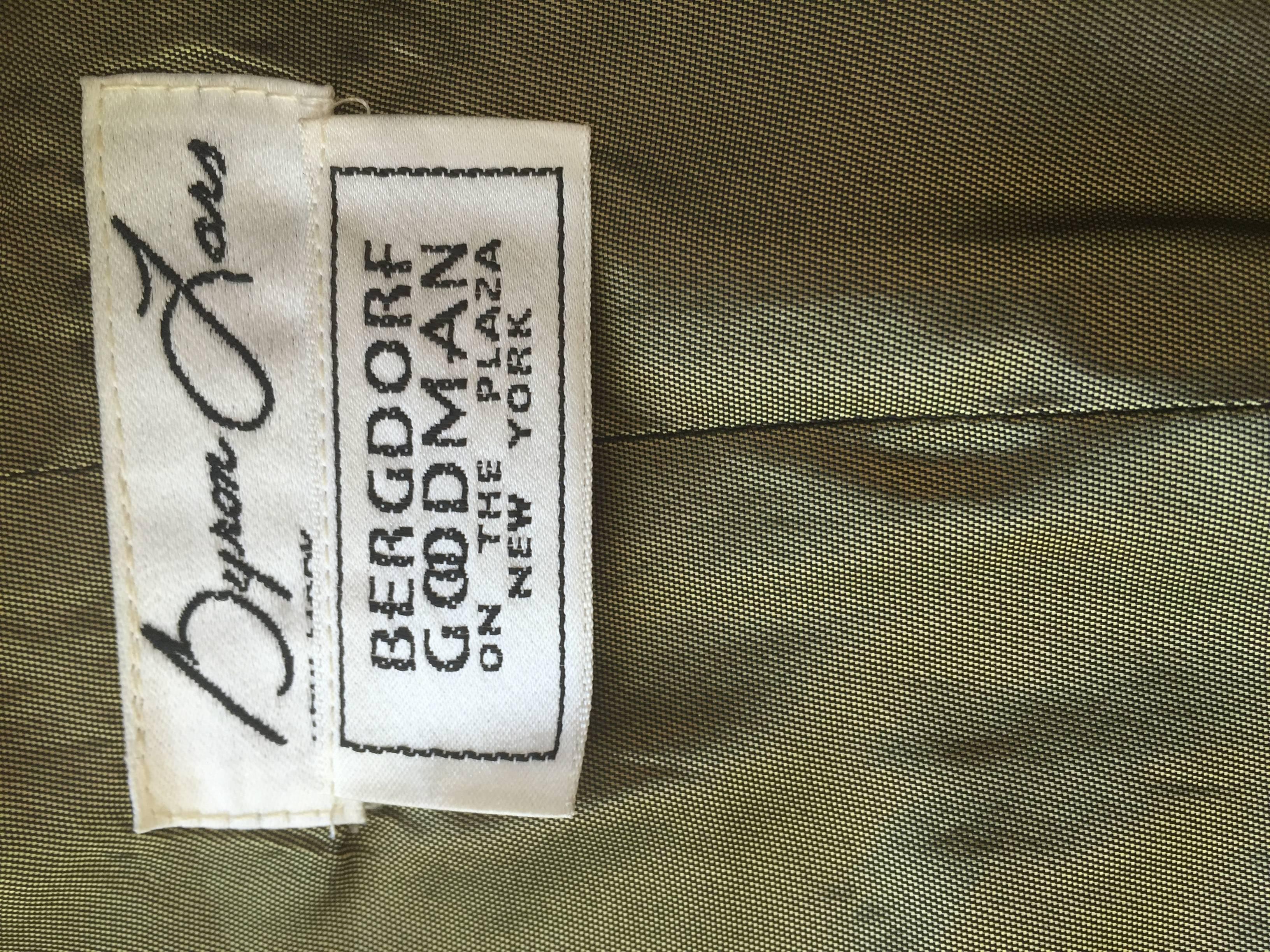 Important Vintage Byron Lars for Bergdorf Goodman ' Cone ' Waist Coat Vest Top 2