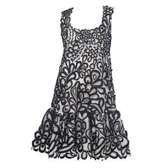 Oscar De la Renta Embroidered Grosgrain Ribbon Dress, Resort 2008 12