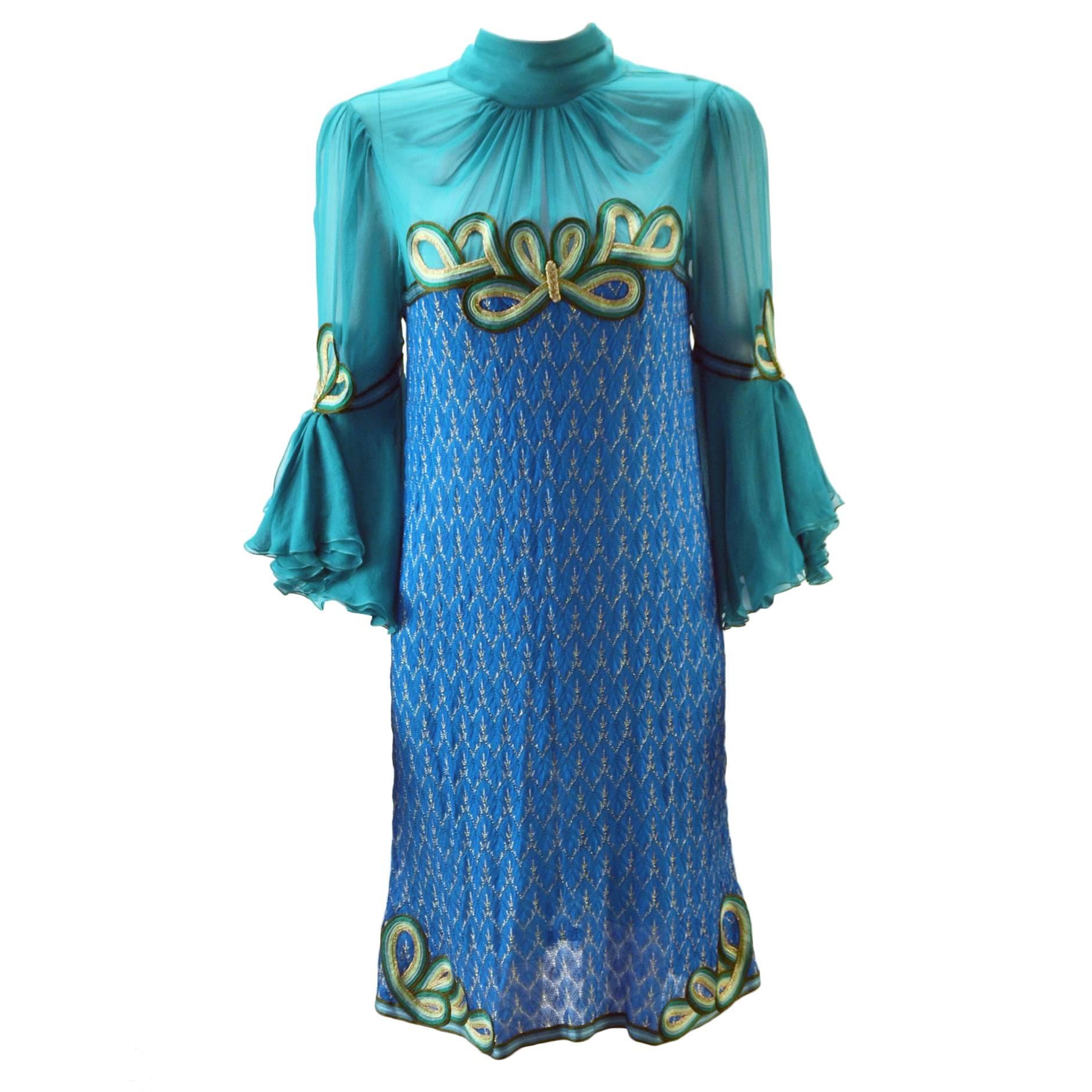 1960s Missoni Dress and Coat Ensemble For Sale