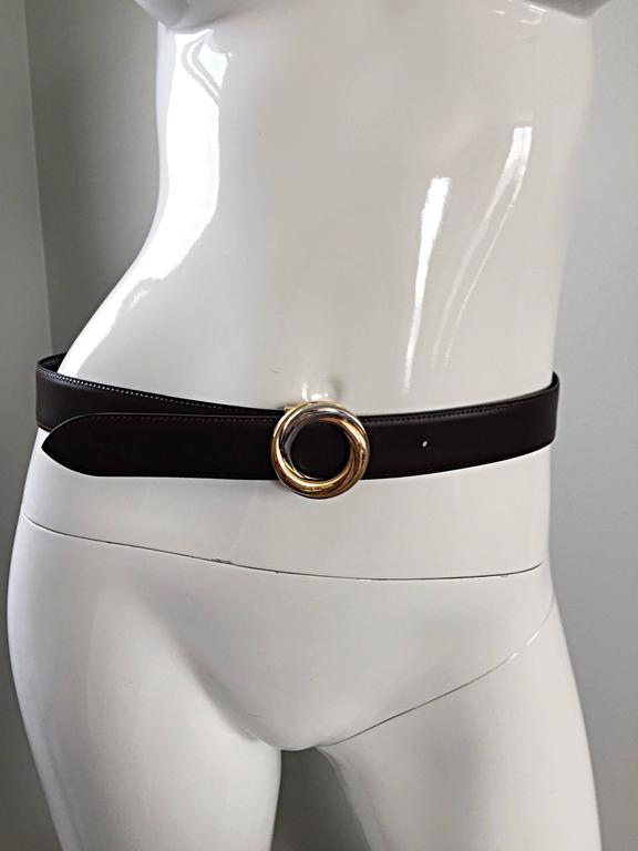 New Cartier Unisex Reversible Belt Brown + Black Two - Tone  display picture 3