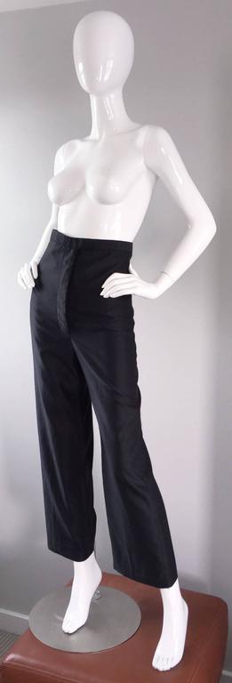 Important Rare Alexander McQueen Vintage 1990s Ultra High Waisted Black  Pants For Sale at 1stDibs | 1990s pants, alexander mcqueen high waisted  pants, rare pants