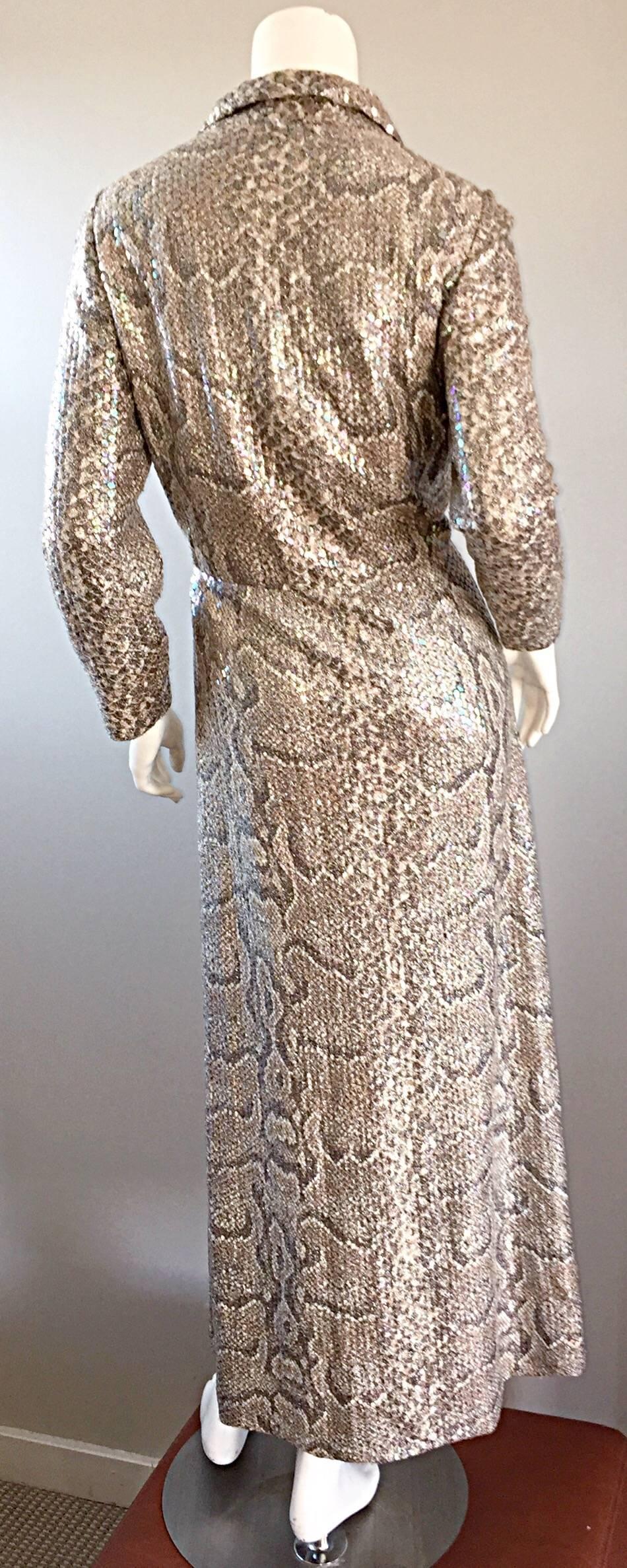 iridescent polkadoted python