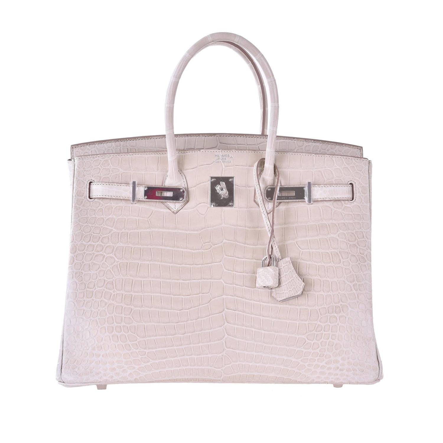 hermes handbags for sale - Hermes 35cm Birkin Bag Beton Porosus crocodile insane! JaneFinds ...