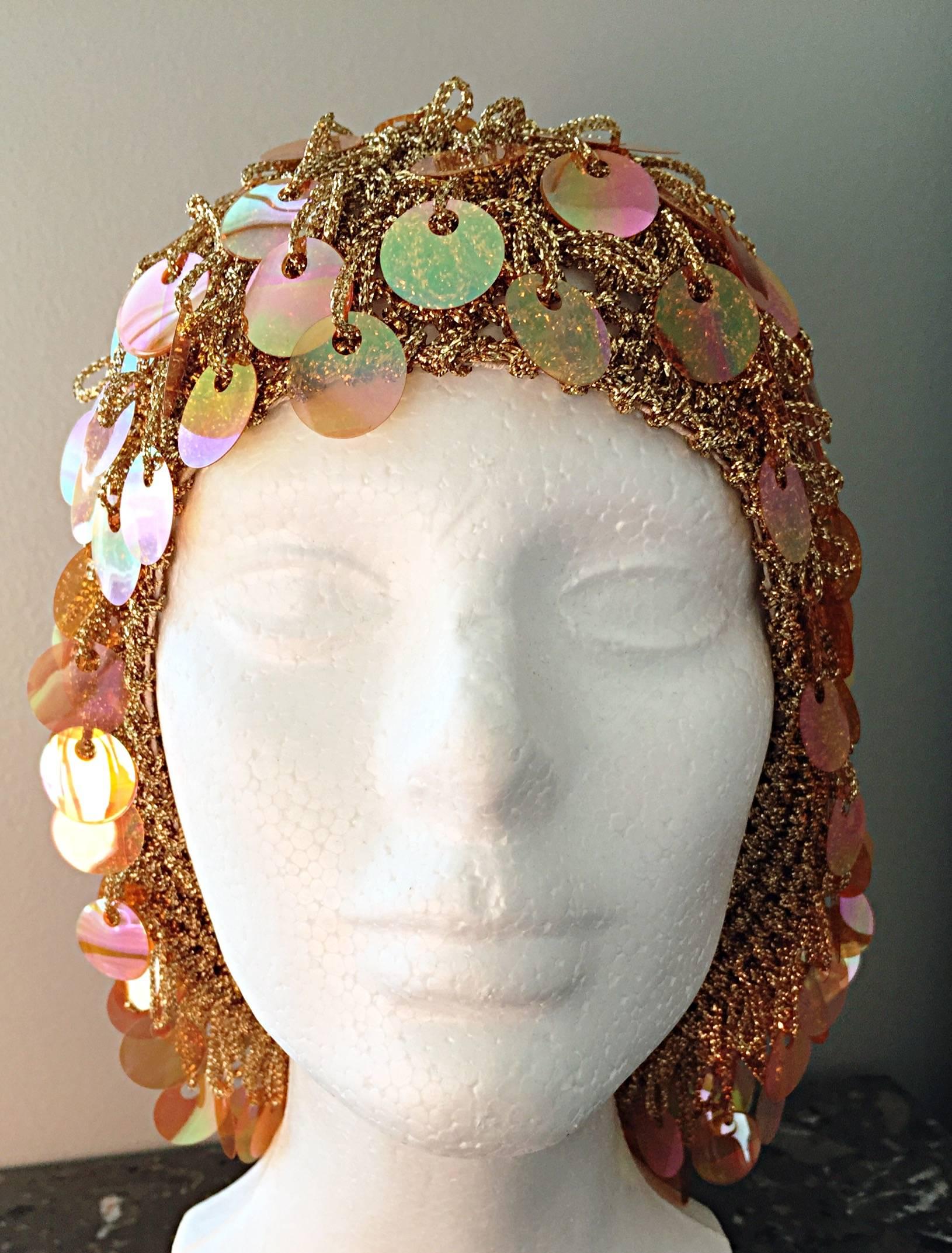 70s disco headwear