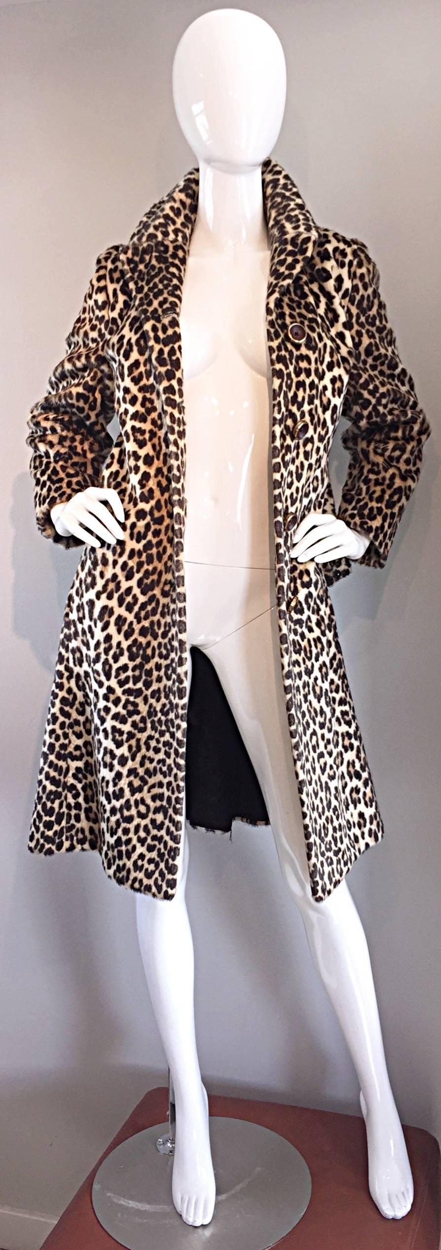 karl lagerfeld leopard coat