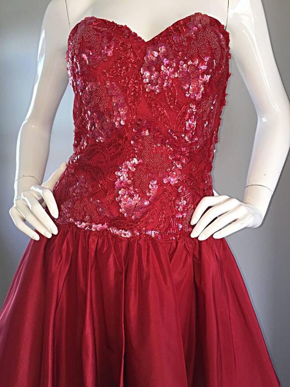 candy apple red dress