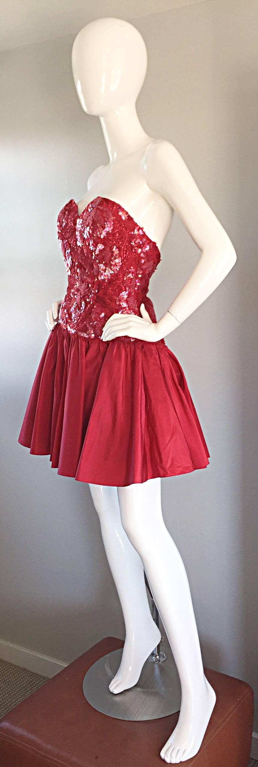 candy apple red dresses