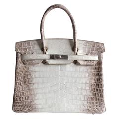 Hermès Himalayan Crocodile 35 cm Special Edition Kelly For Sale at 1stDibs