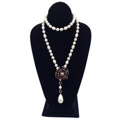 Maison Gripoix for Chanel Lavalier Necklace 2005