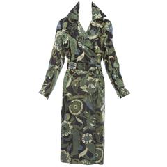 Dries Van Noten Silk Jacquard Lightweight Coat, Spring - Summer 2005 11
