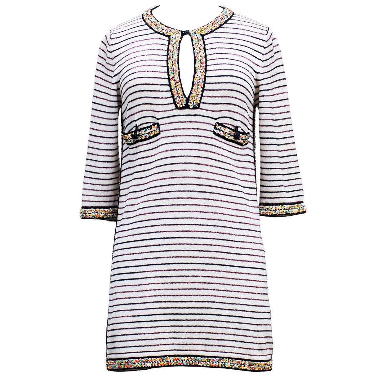 Chanel Amazing Embroidered Sailor Top Lined 2007