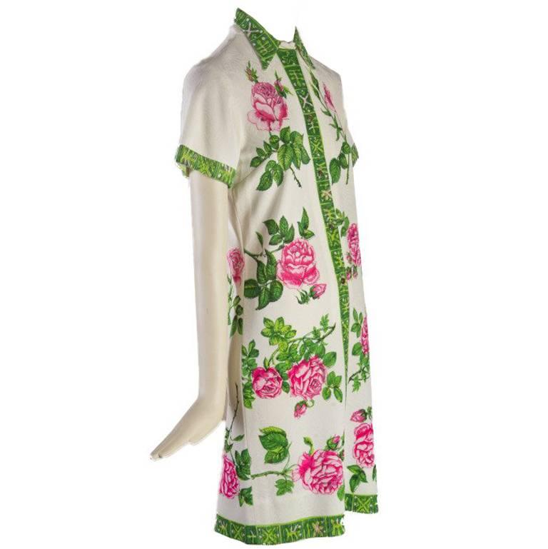 Mr. Dino Short Sleeve Summer Dress - 60's - Fabulous Condition For Sale