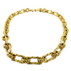 Chanel Baroque Style Gold-Plated Chain - 1993