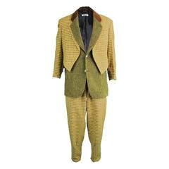 A/W 1985 Kansai Yamamoto Vintage Avant Garde Unisex Tweed Suit 