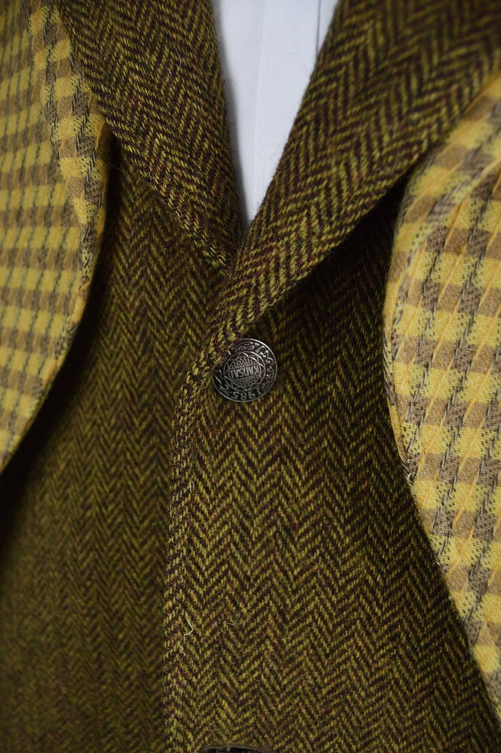A/W 1985 Kansai Yamamoto Vintage Avant Garde Unisex Tweed Suit  2