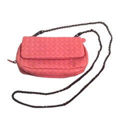 Used New Bottega Veneta Crossbody / Messenger Bag - Pink