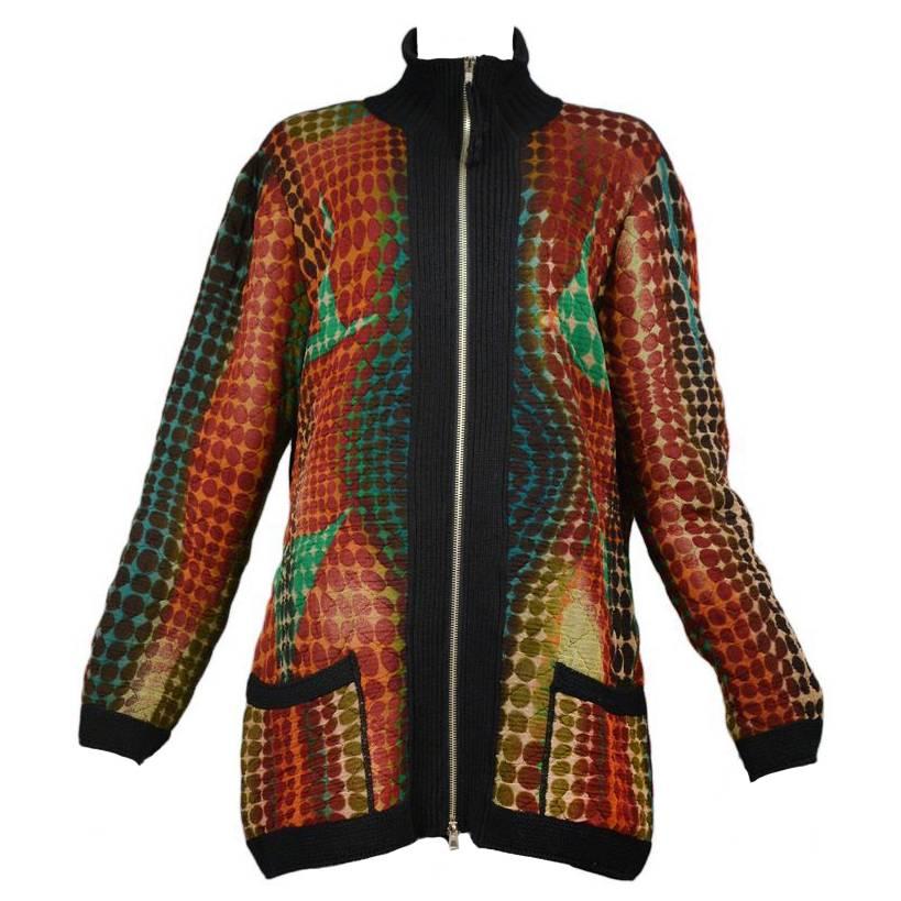 Jean Paul Gaultier Quilted Dot Jacket