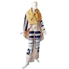Rare Issey Miyake S/S 1997 Runway Ensemble with Distinctive Graphics 2