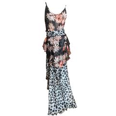 Doro Olowu Silk Chiffon Evening Dress 8