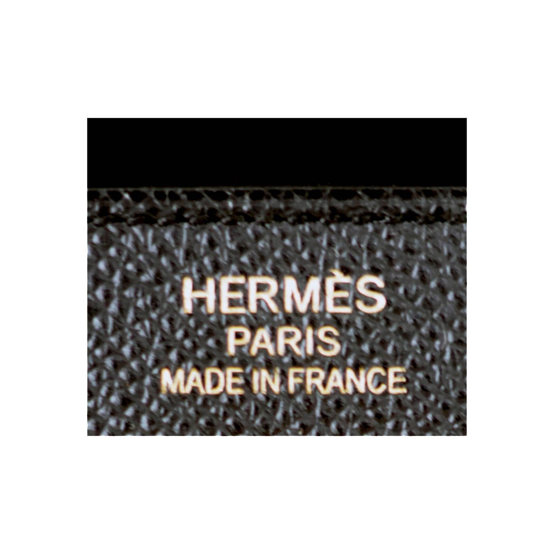 Hermes Black Epsom Sellier Kelly 35cm Gold Hardware X Stamp Superb 4