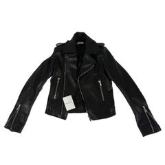 Black Leather Jacket Balenciaga