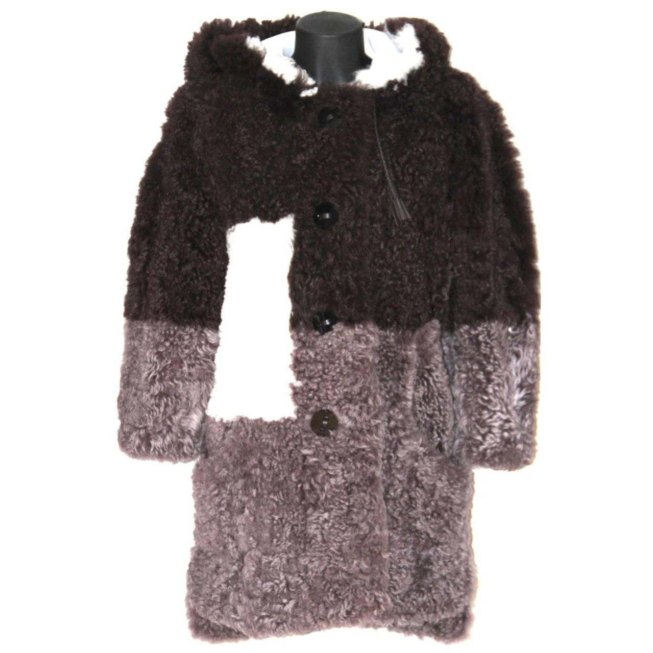 FENDI Rare Lamb Coat 