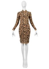 Iconic Alaia Leopard Dress 1991-1992