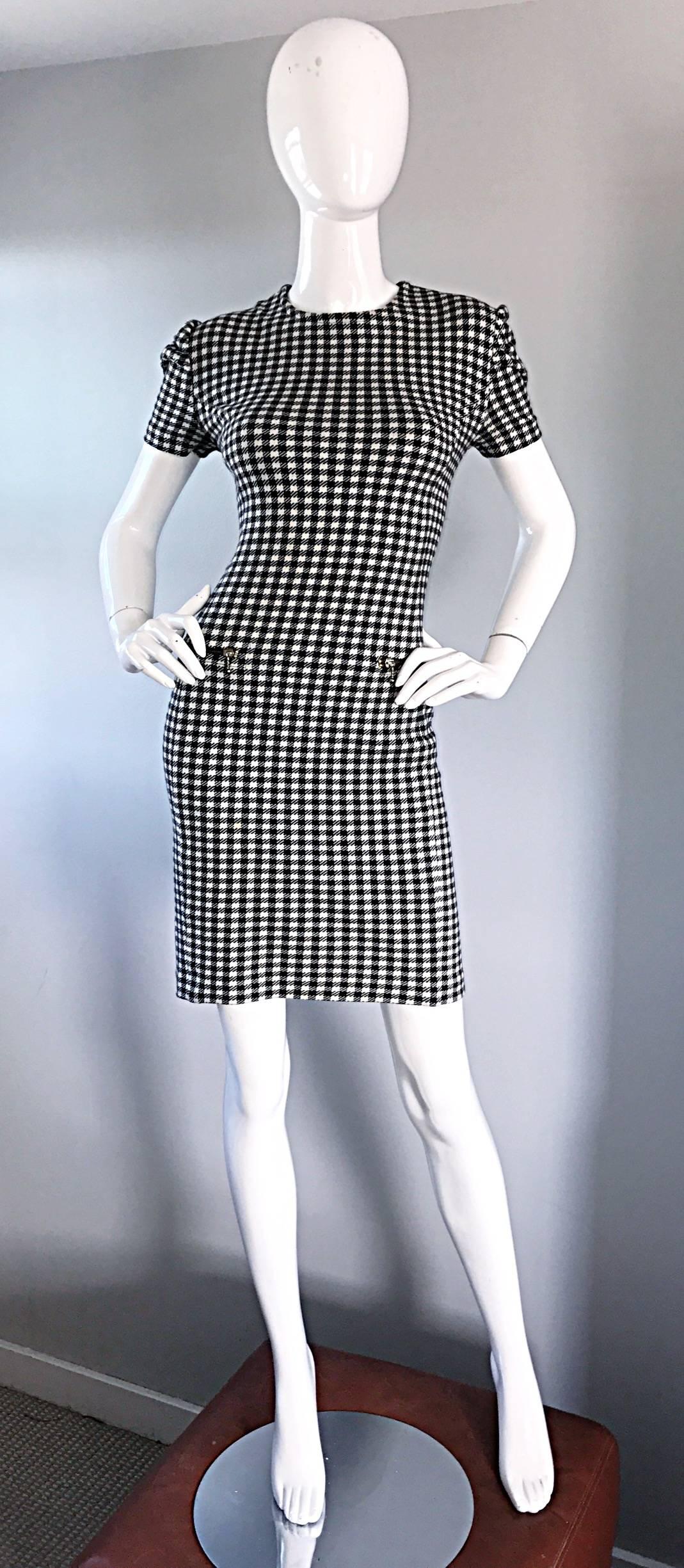 90s checkered dress