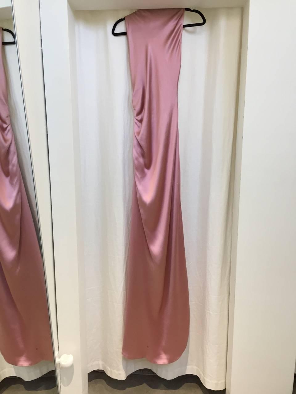 Gucci by Tom Ford pink mauve silk gown 3