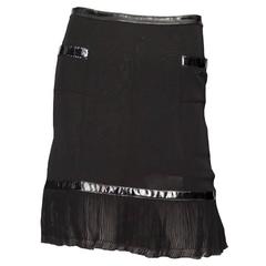 Flirty Little Black Chanel Skirt 5