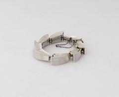 Antonio Pineda Taxco .970 Silver Modernist Bracelet
