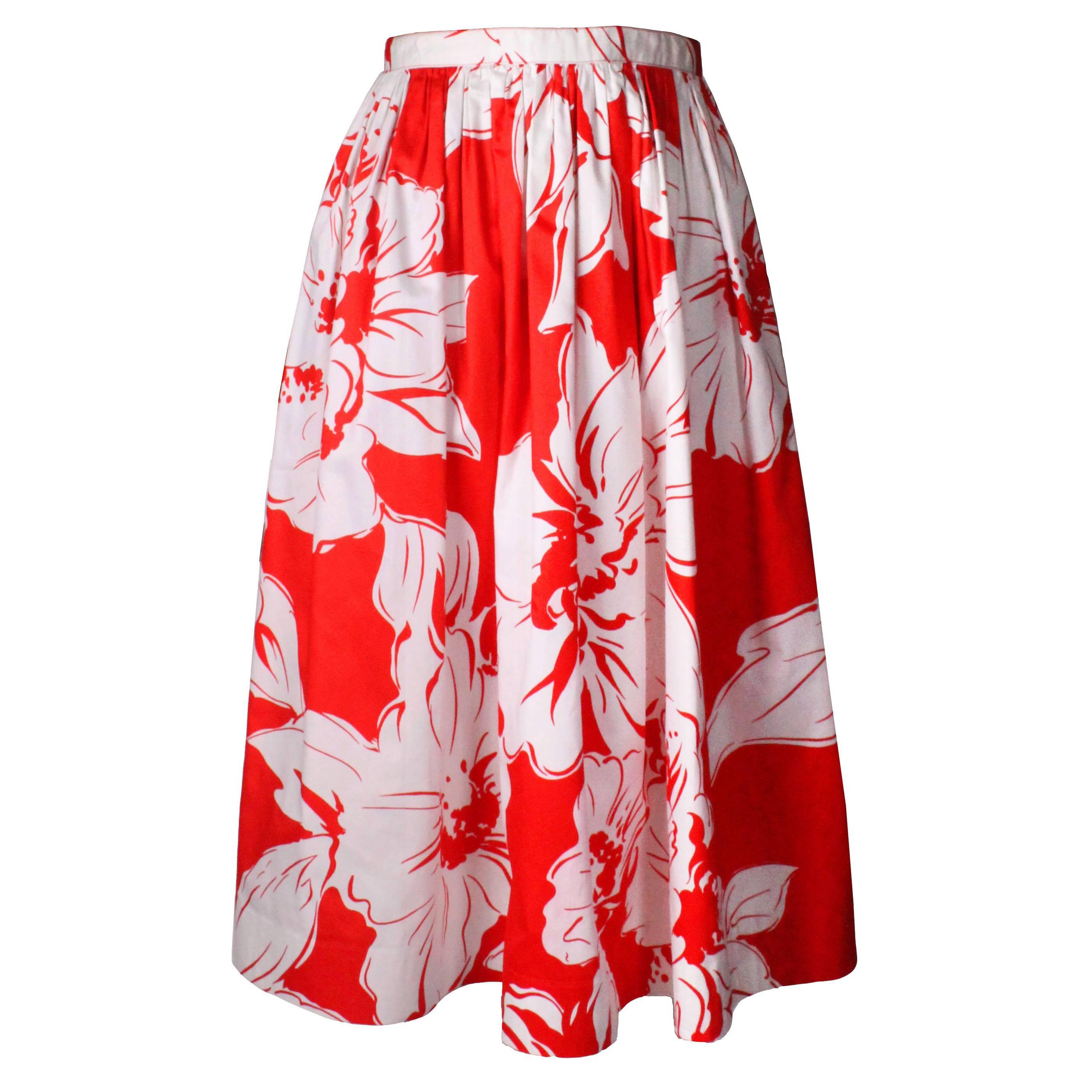 1970s Celine Summer Skirt