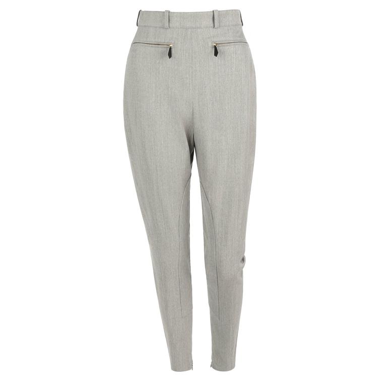 HERMES 24 years Cotton twill jogger Pants Bottoms black 40