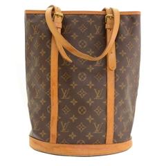 Louis Vuitton Bucket GM Monogram Canvas Shoulder Bag