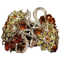 Carlo Zini Milano Bracelet à fleurs unique
